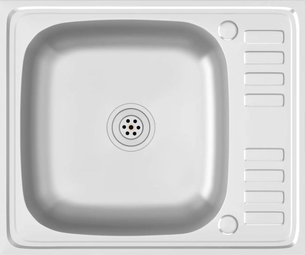 Zlewozmywak vidaXL z ociekaczem 50x60cm stal