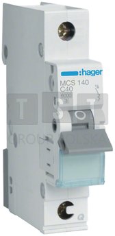 MCS132 MCB Wyłącznik nadprądowy Icn=6000A 1P C 32A QuickConnect MCS132