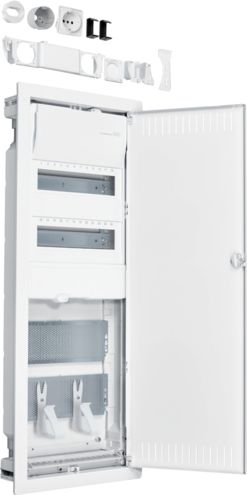 Hager Rozdzielnica hybrydowa podtynkowa 24 modułowa z płytą montażową volta (VU602PLH)