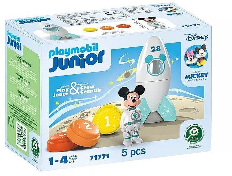 Zestaw z figurkami JUNIOR & Disney Kosmiczna przygoda Myszki Miki