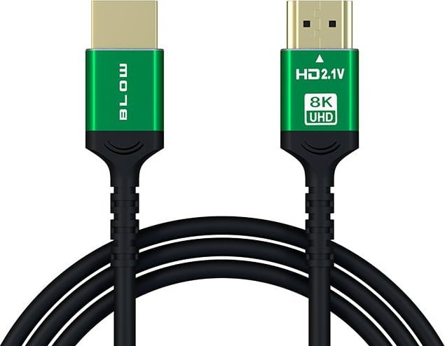Kabel Blow 96-645# Przyłącze hdmi-hdmi green proste 1m