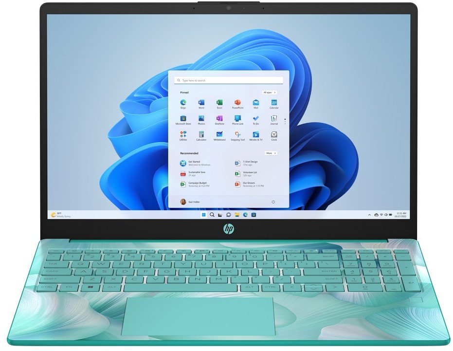 Laptop HP 15-fc0710ds / AA2Y2UA / AMD Ryzen 5 / 32GB / SSD 2TB / Radeon / HD / Dotyk / Win 11 / Niebieski