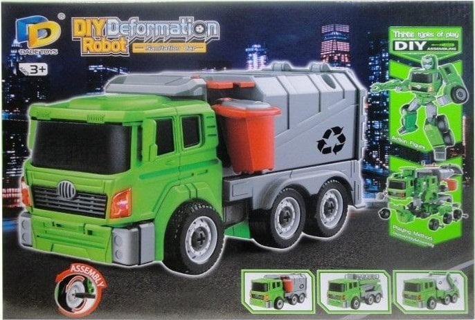 Robot 2w1 śmieciarka do skręcania