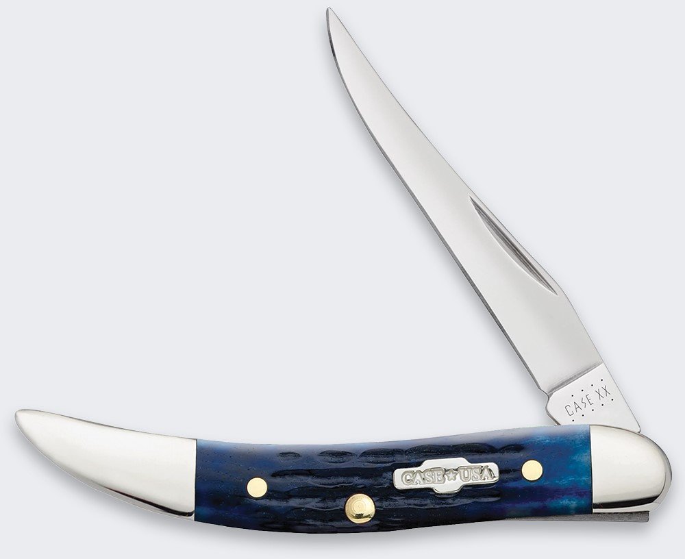Nóż Składany Case Rogers Mini Trapper SS Blue Bone