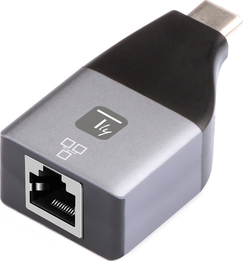 Adapter USB Techly TECHLY Adapter USB-C M auf RJ45 F Ethernet 1000Mbps