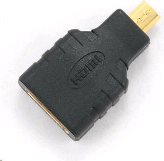 Adapter AV Gembird HDMI Micro - HDMI czarny (AHDMIFD)