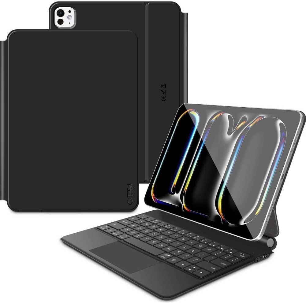 TECH-PROTECT SMARTCASE MAGNETIC + KEYBOARD IPAD PRO 13” 7 / 8 2024-2025 BLACK