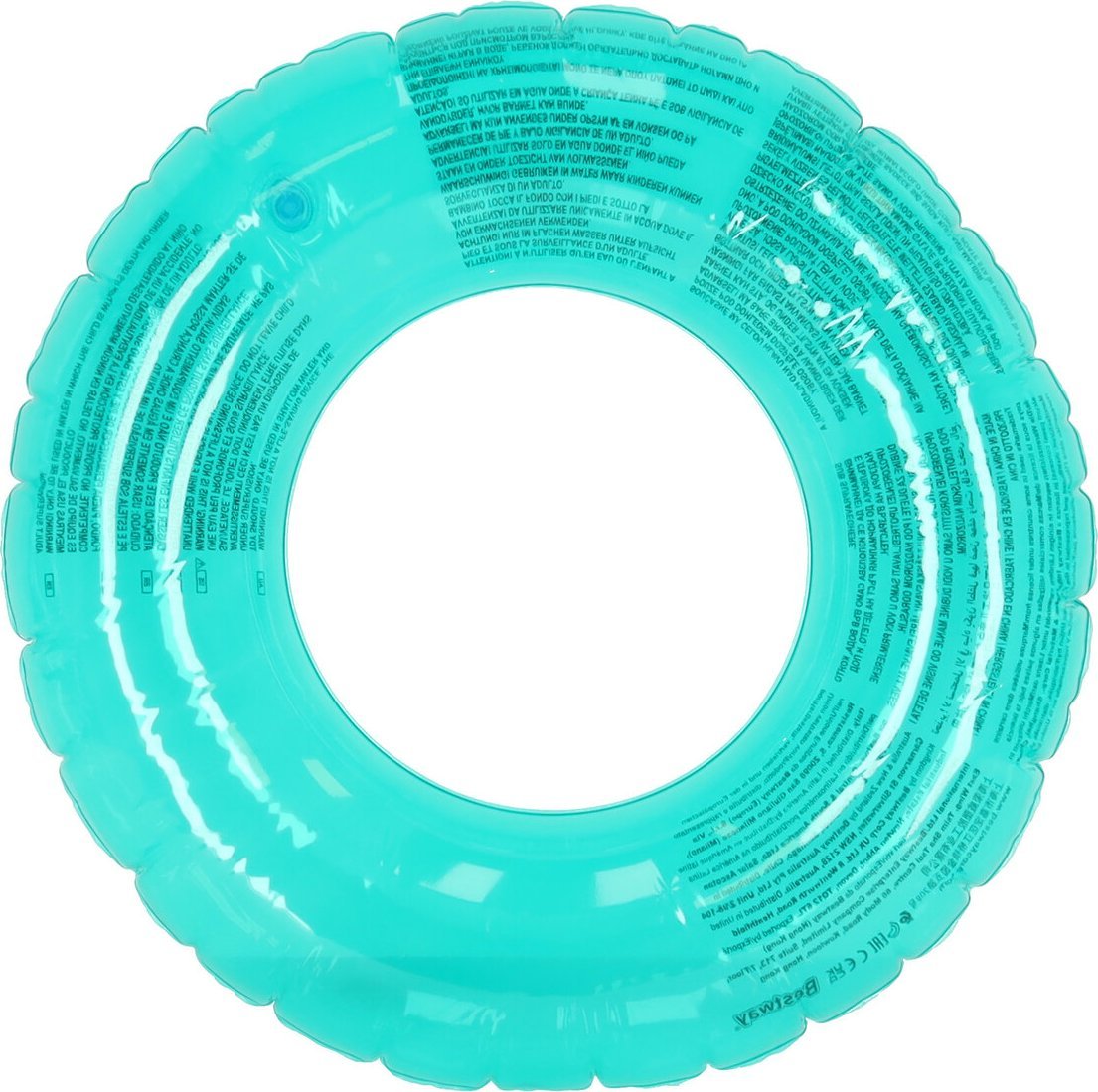 KIK BESTWAY 36022 Koło do pływania dmuchane niebieskie 51cm max 21kg 3-6lat