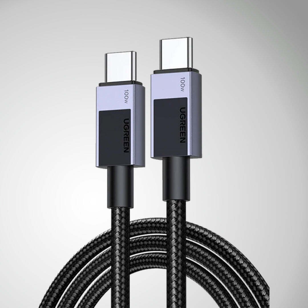 Kabel USB Ugreen Kabel USB-C do USB-C L512, Power Delivery, 5A, 1m, 480Mbps (gwiezdna szarość)