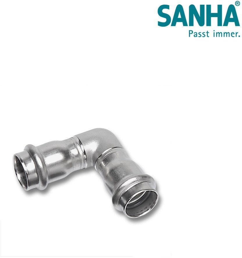 NiroSan-Press Kolano 90° PxP 28złączki