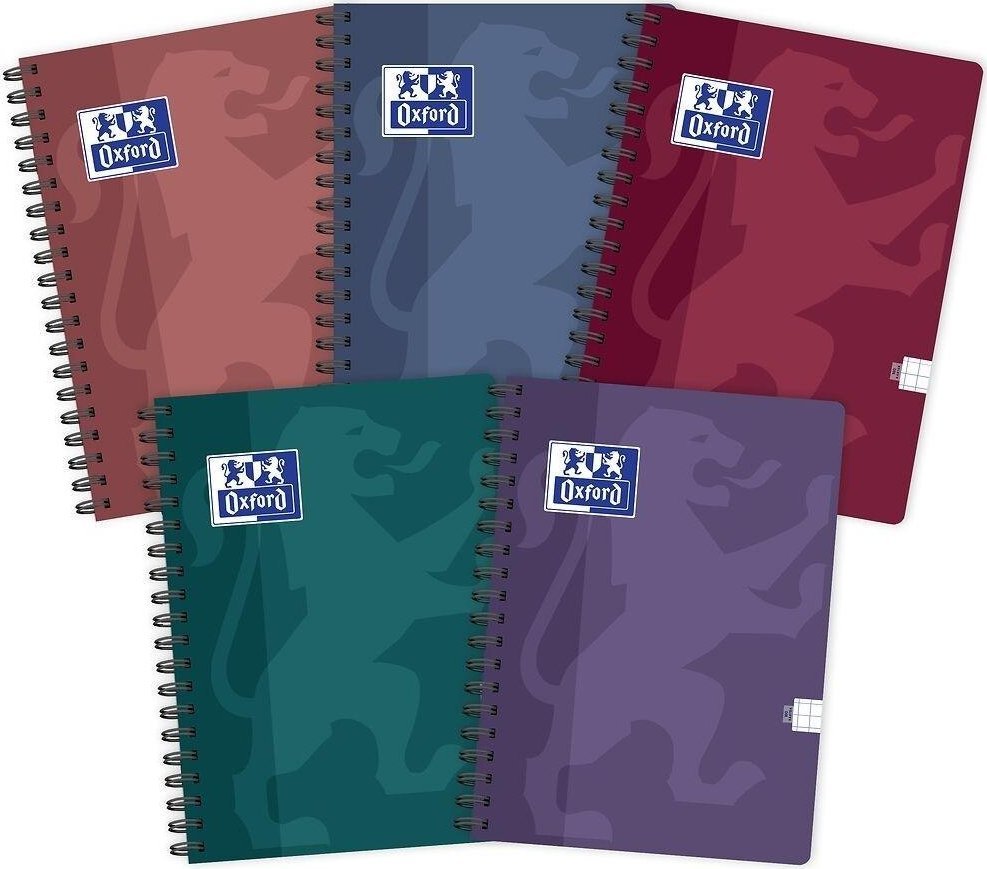 Kołozeszyt B5/100K kratka Touch Trend (5szt) OXFOR