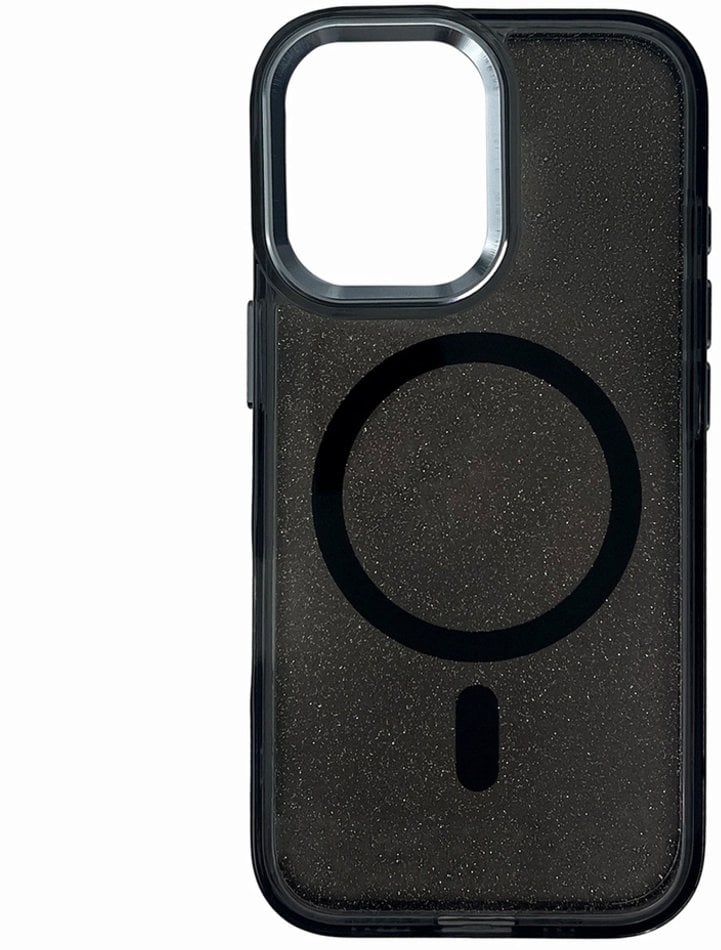Etui Glitter Case na Samsung Galaxy S26 kompatybilne z MagSafe - czarne