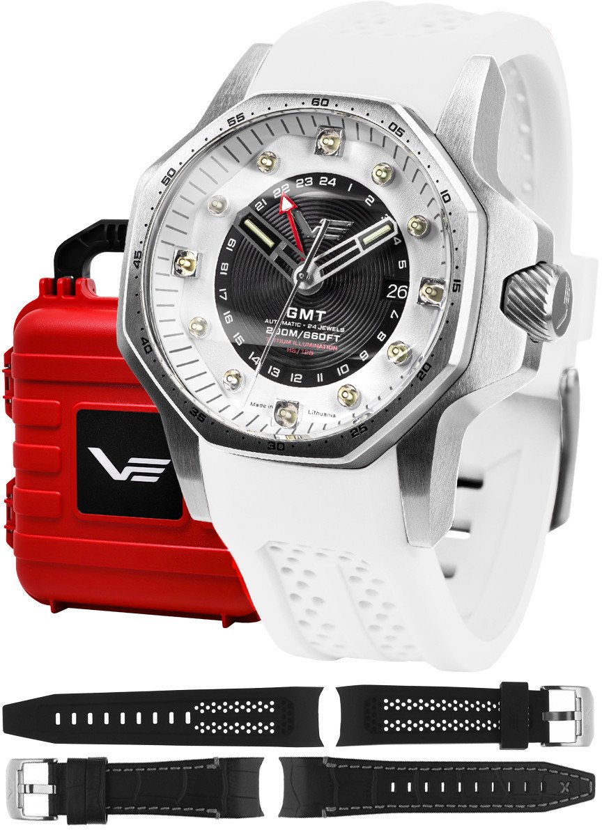 Zegarek męski Vostok Europe NH34-640A702SW biały