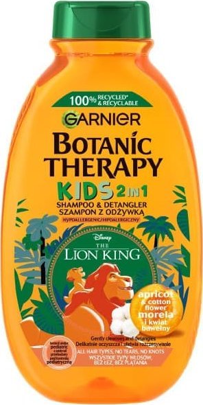 Garnier Garnier Botanic Therapy Kids Szampon do włosów z odżywką 2w1 - Lion King 250ml