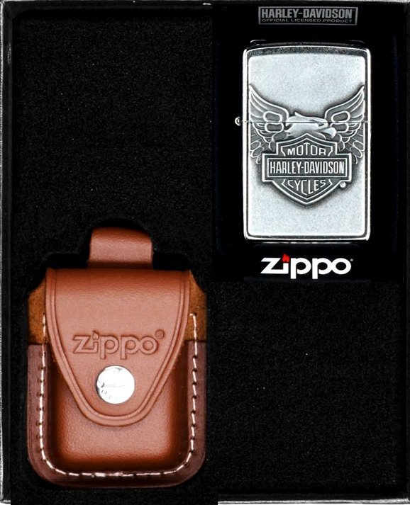 Zestaw ZIPPO Zapalniczka HARLEY DAVIDSON IRION EAGLE Prezentowy No2