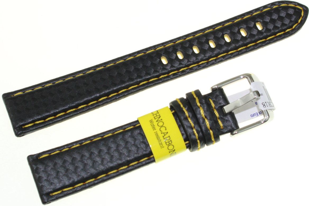 Morellato Karbonowy wodoodporny pasek do zegarka 18 mm Morellato A01U3586977897CR18