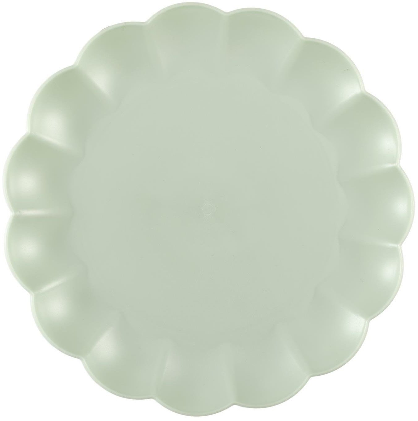 INTESI TALERZ OBIADOWY IRIS 25,5CM ZIELONY JASNY