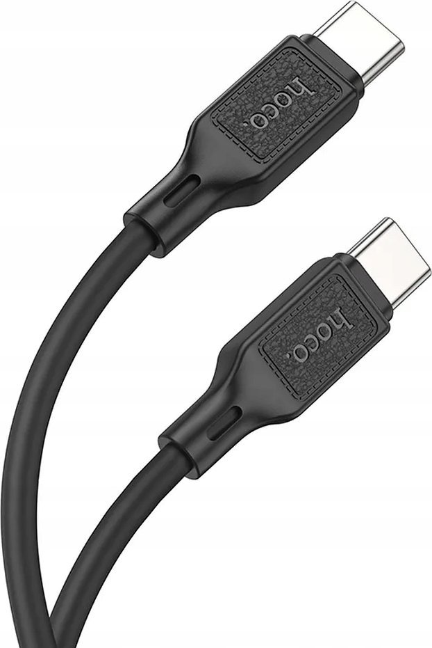 Kabel USB Hoco USB-C - USB-C 1 m Czarny