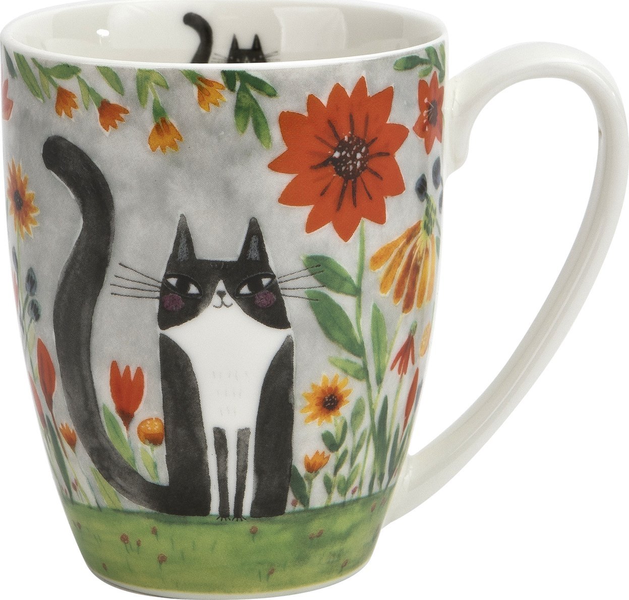 DUO Kubek porcelanowy 350 ml Koci Świat Łąka