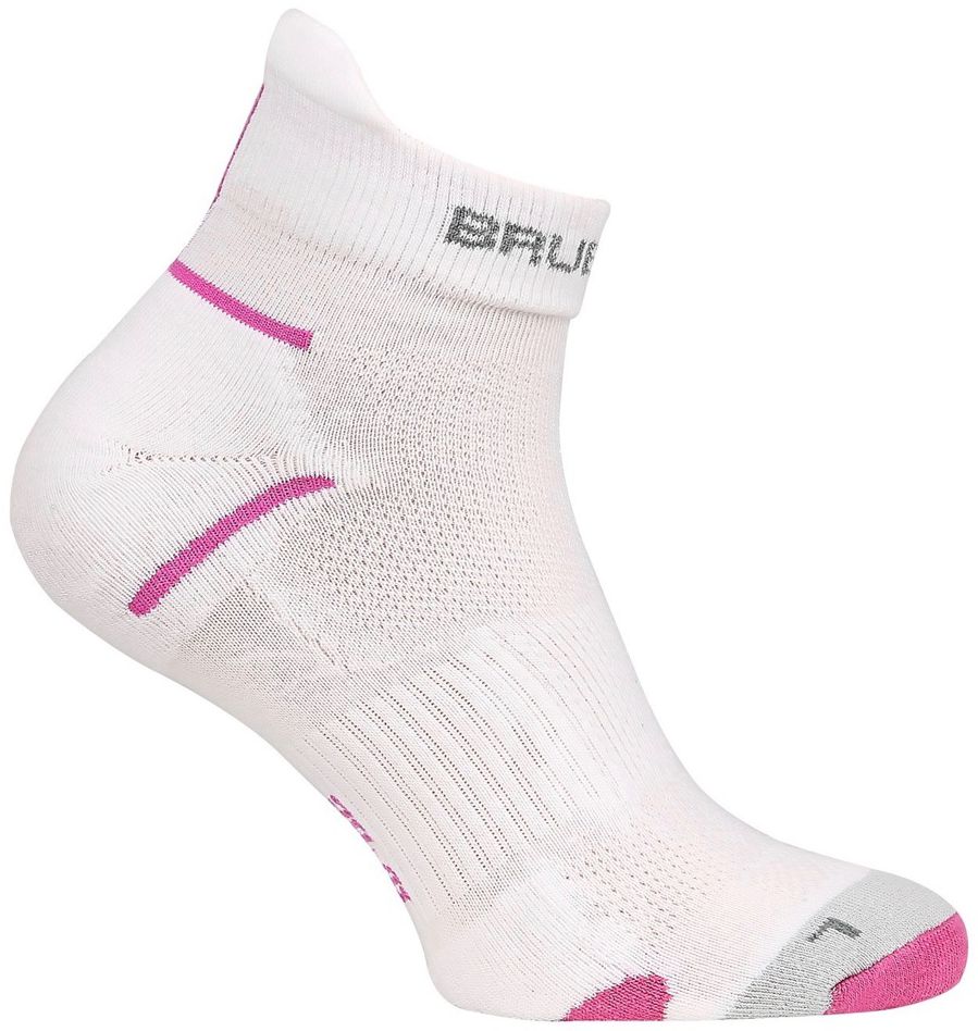 Brubeck Skarpety damskie Running Light BRU002 biało-różowe r. 39-41
