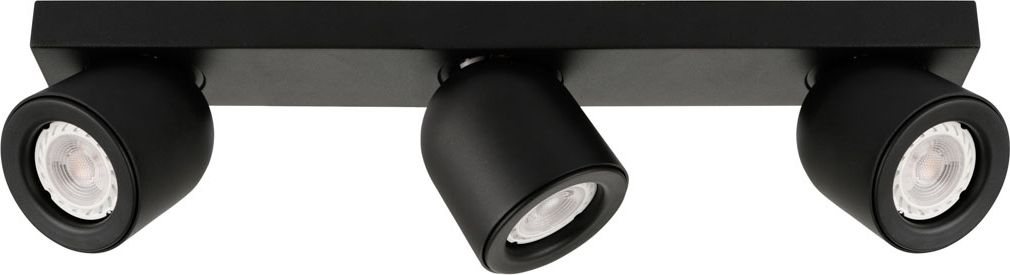 Lampa sufitowa Italux Spot natynkowy czarny Italux Nuora SPL-2855-3B-BL