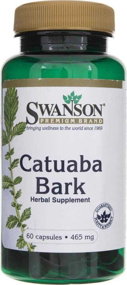 Swanson Swanson - Catuaba Bark, 465mg, 60 kapsułek