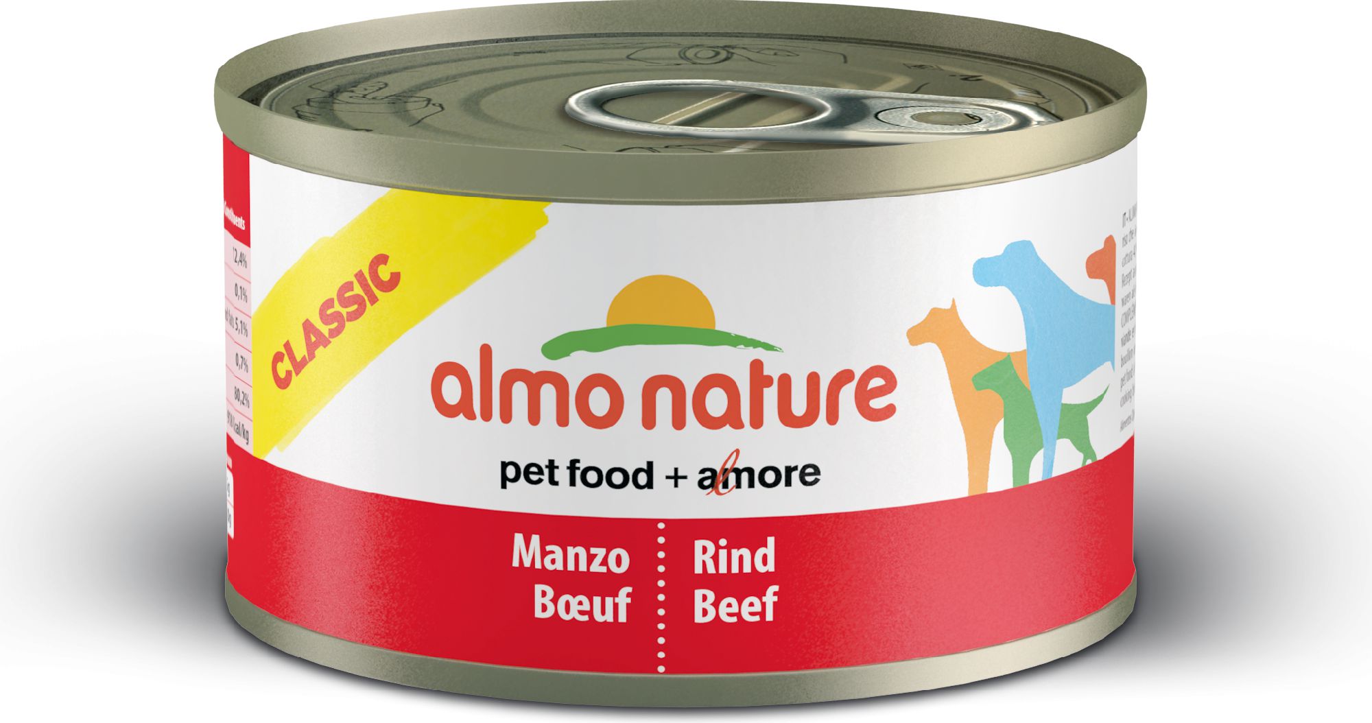 Almo Nature PIES 95g pusz WOŁOWINA