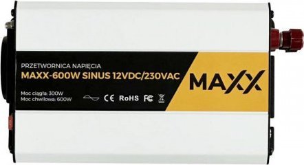 Qoltec Przetwornica napięcia Maxx Sinus 12V 600W