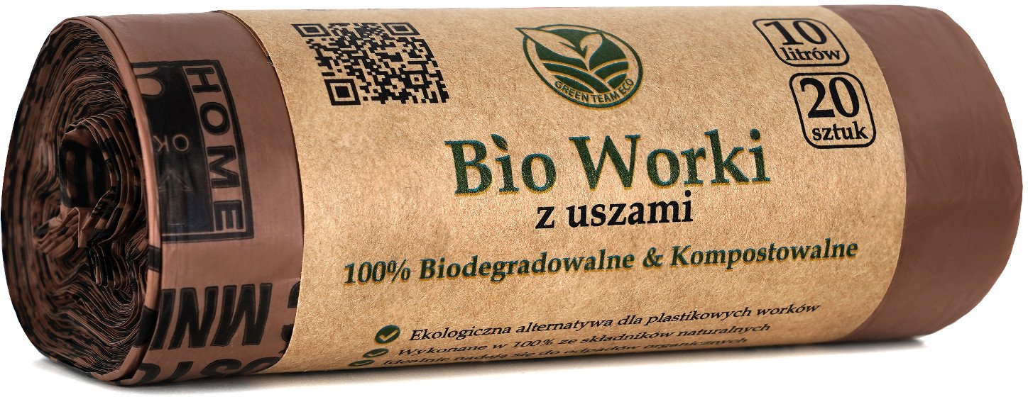 Worki Kompostowalne GreenTeamEco, 10l