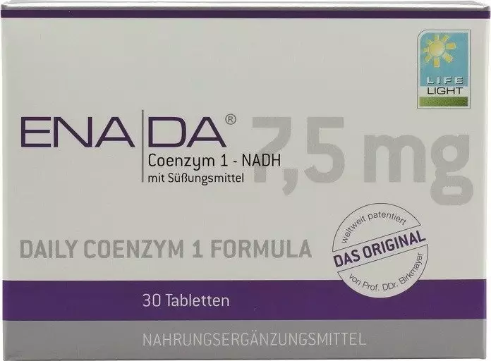 Life Light ENADA 30 tabletek - Koenzym 1 NADH Oryginalny Produkt