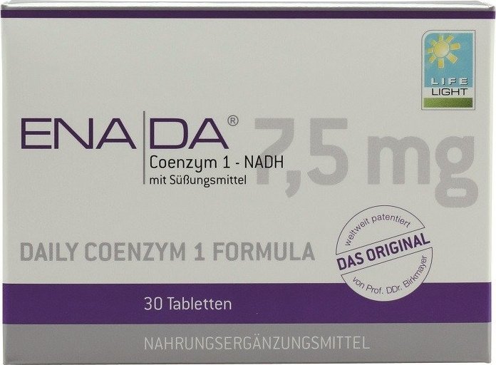 Life Light ENADA 30 tabletek - Koenzym 1 NADH Oryginalny Produkt