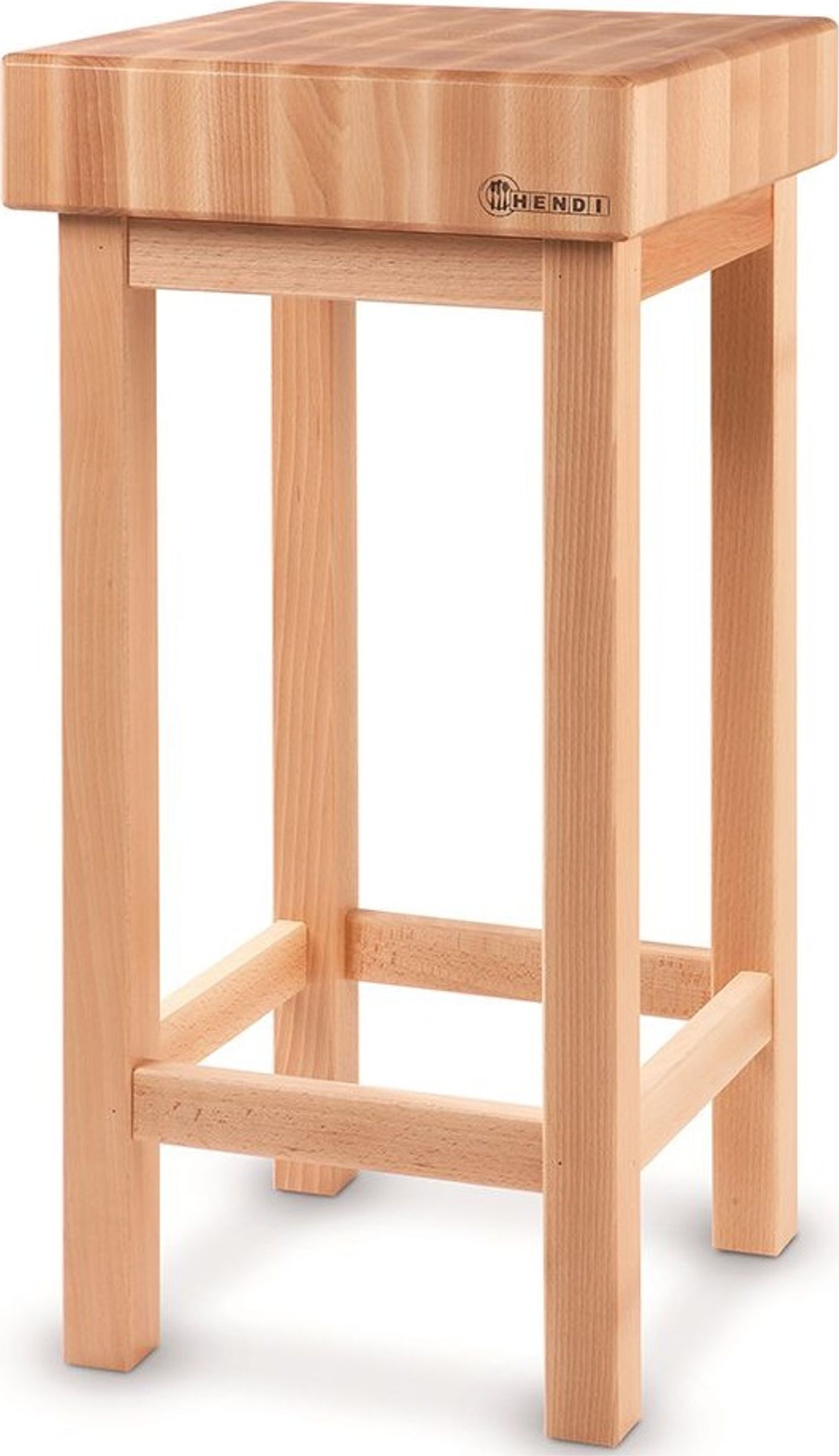 Hendi Kloc masarski drewniany 400x400x150mm z podstawą - Hendi 505625 Kloc masarski drewniany 400x400x150mm z podstawą - Hendi 505625