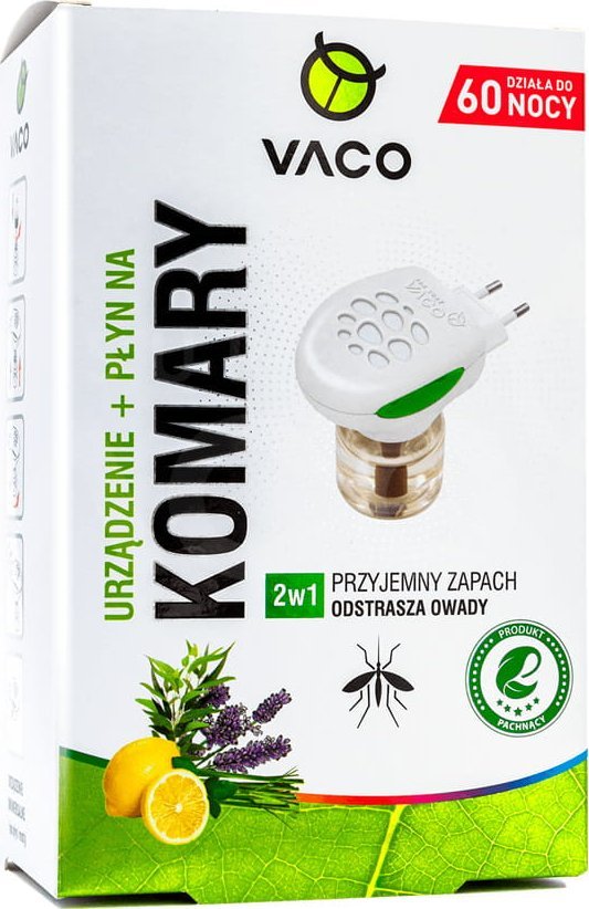 Vaco Eco Elektro + Płyn przeciw komarom i innym owadom z olejkami eterycznymi Citronella 45ml