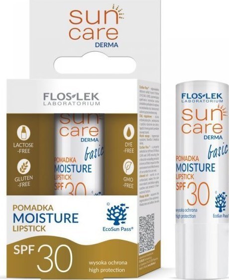 Floslek FLOSLEK Sun Care Derma Basic Pomadka ochronna do ust SPF30 4g