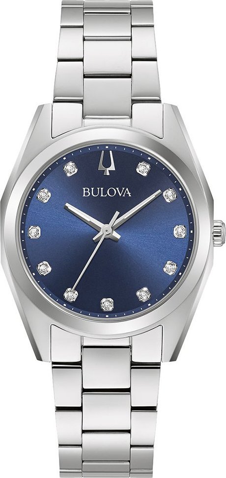Zegarek Bulova Zegarek damski Bulova 96P229 srebrny
