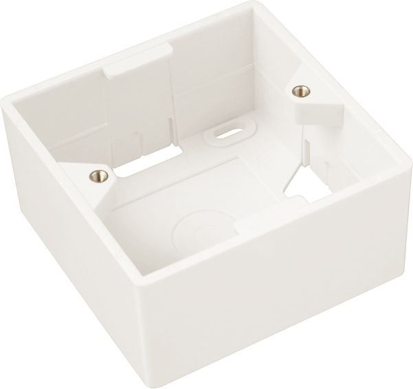 Solarix podtynkowe gniazdo SX9 biały 80 x 80 x 32mm