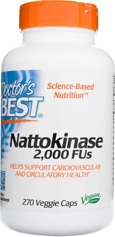 DOCTORS BEST Doctor's Best Nattokinaza 2000 FU - 270 kapsułek