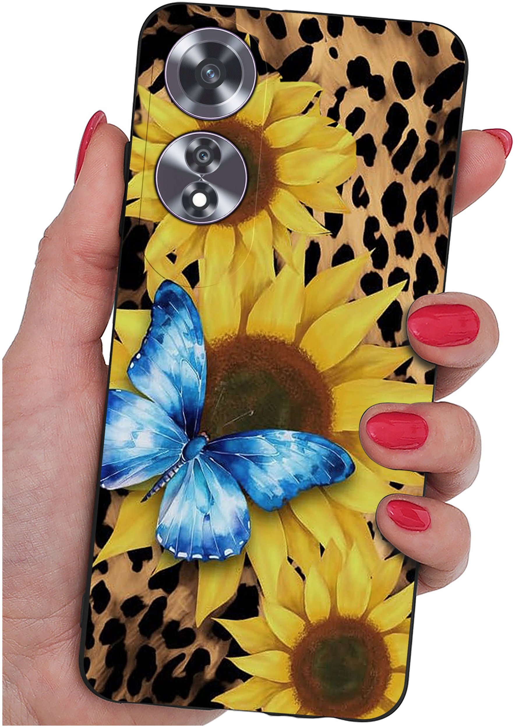 Etui do Oppo A60 4G WZORY |SILIKONOWE MATT CASE + SZKŁO 9H