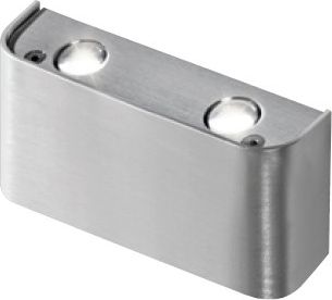 Kinkiet Azzardo Kinkiet aluminiowy AZzardo GINNO 2 góra-dół ledowy AZ0765