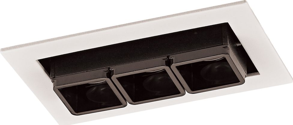 Italux Wpust kostka czarny Italux Harper LED SL74113/6W S-WH