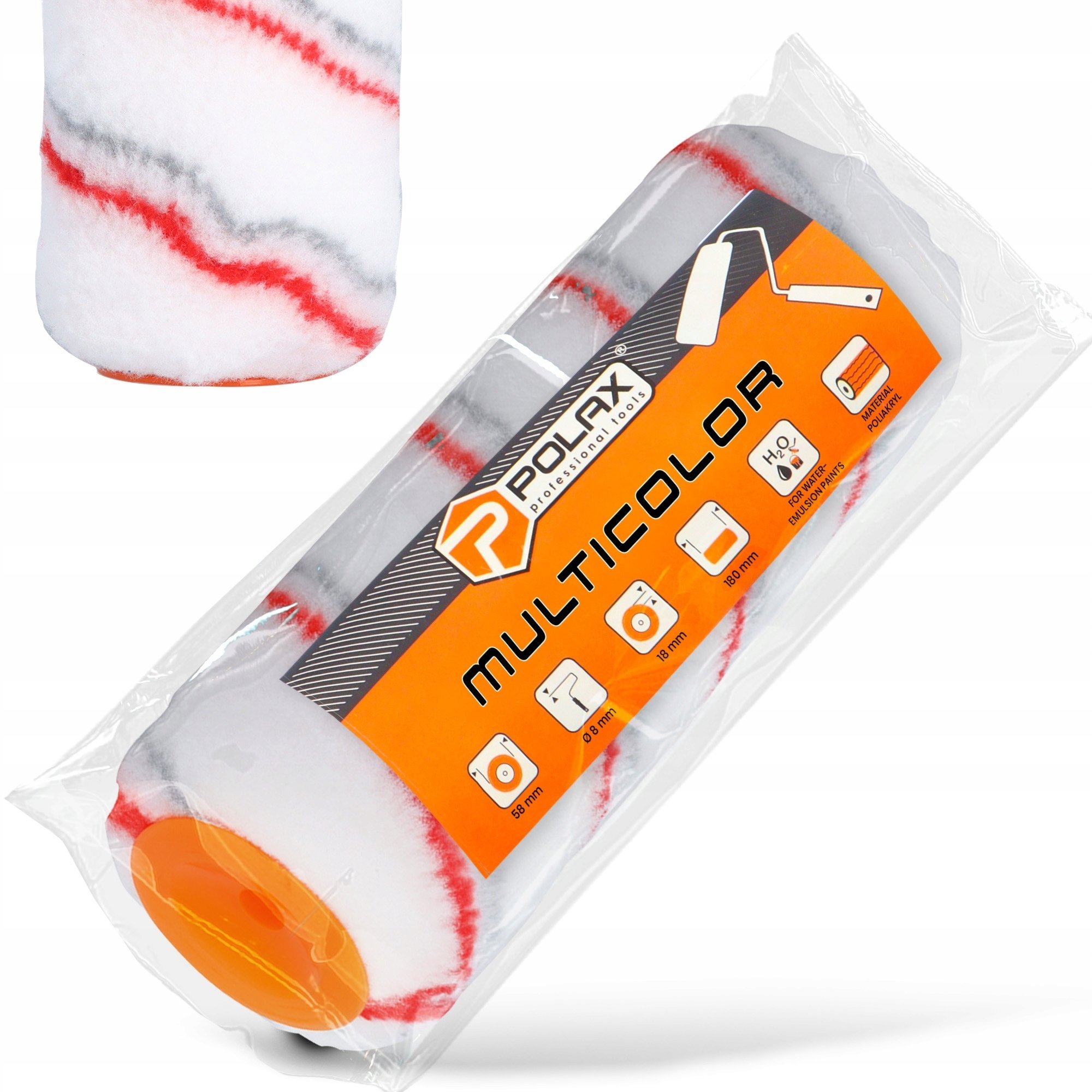 ZAPAS WAŁKA MULTICOLOR 8x58x180mm