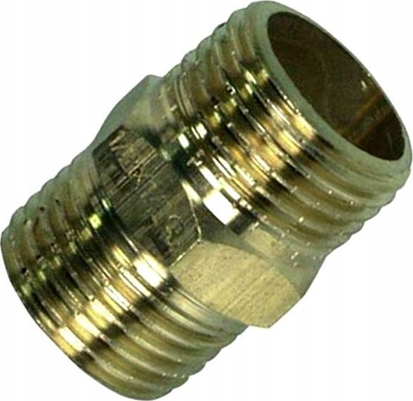 nypel 1 1/4" (DN32) mosiężny