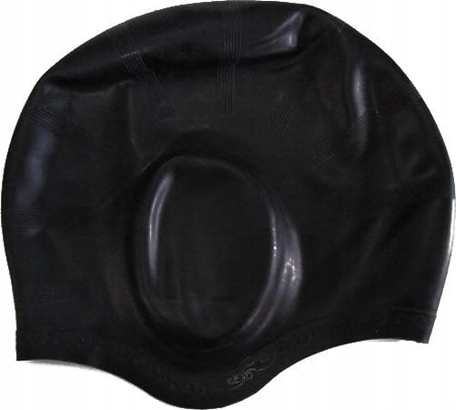 Swimming cap silicone BECO 7530 0 black long hair