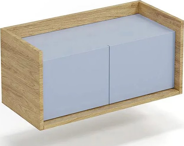Elior Szafka modułowa 78cm hikora + niebieski horyzont - Horizonte 8X