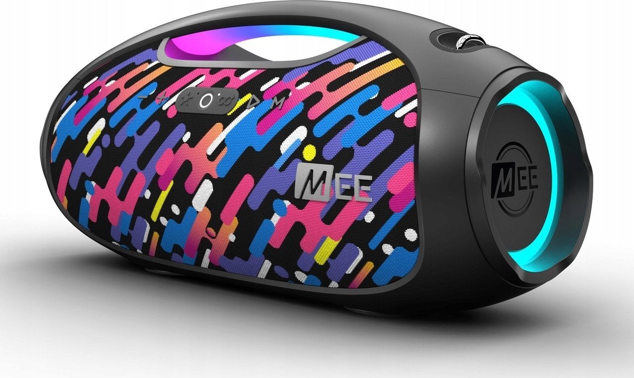 Głośnik MEE audio Mee Audio PartySPKR XL gĹoĹnik bezprzewodowy bluetooth z dynamicznym oĹwietleniem led i z funkcjÄ powerbank - Colorful