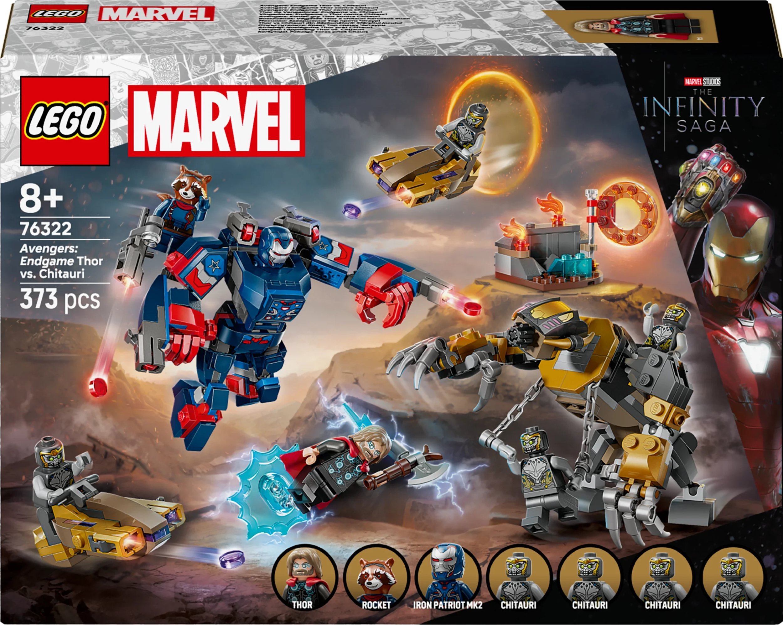 Marvel Avengers: Koniec gry Thor kontra Chitauri (76322)