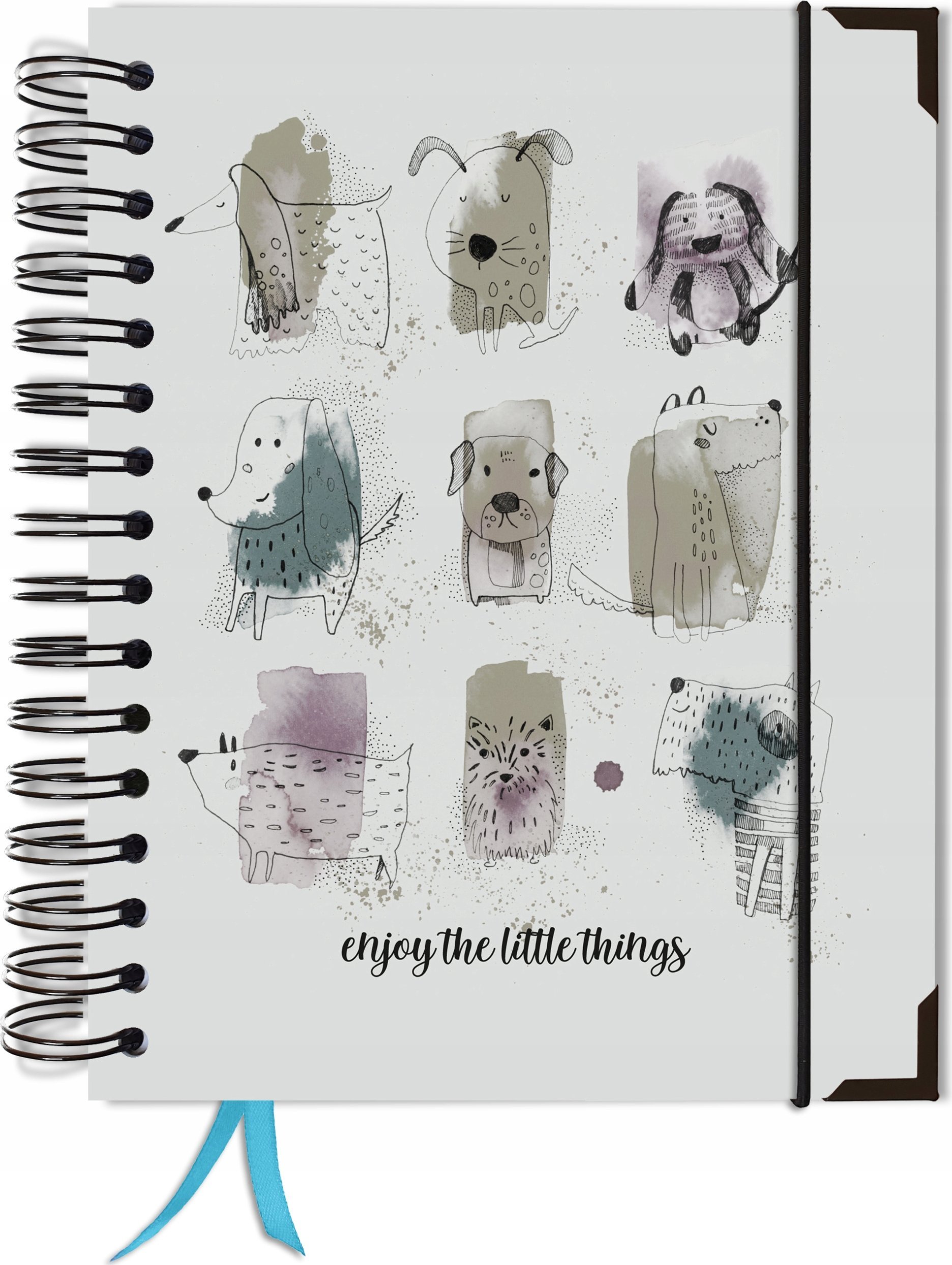 TadaPlanner Bullet journal 180 stron notatnik pamiętnik A5 kropki zeszyt