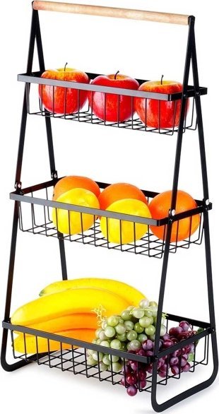 KOSZYK PIĘTROWY NA OWOCE PIECZYWO 3 POZIOMY 229156