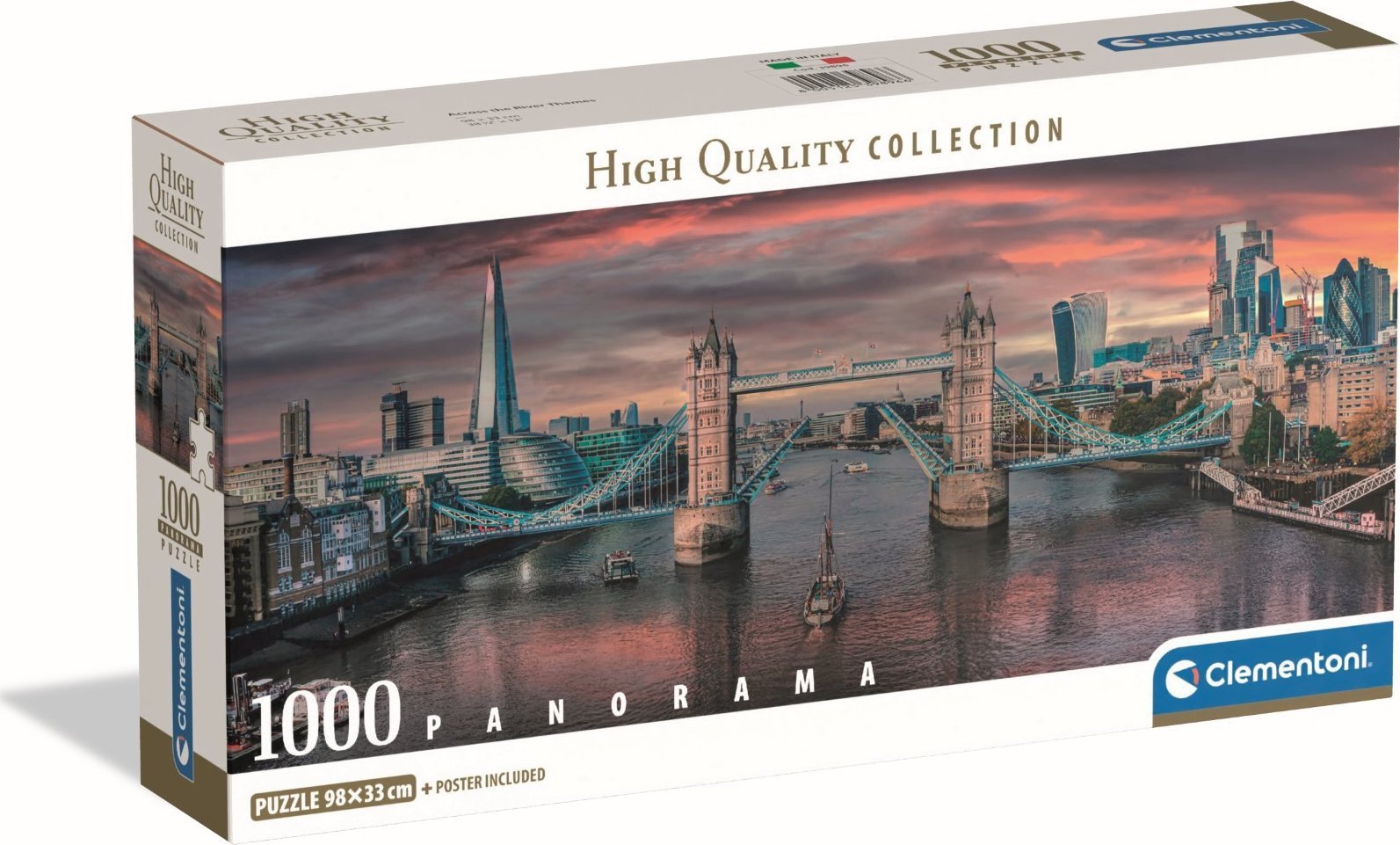 Clementoni Puzzle Panorama Across The River Thames 1000 elementów (39896)