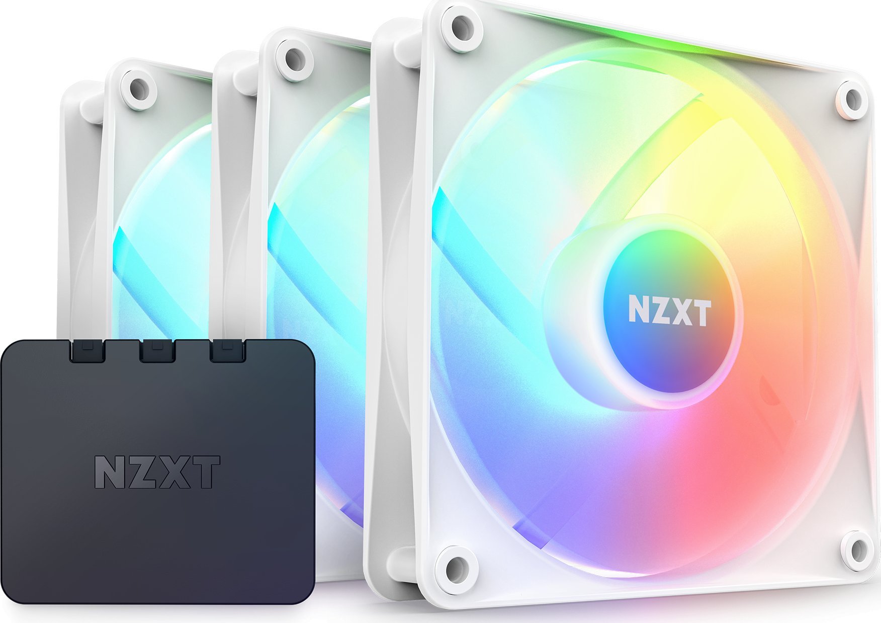 Wentylator Nzxt F120 RGB Core 3-pack + Hub (RF-C12TF-W1)